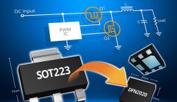 Diodes 公司推出微型車用 MOSFET， 可提供更高的功率密度